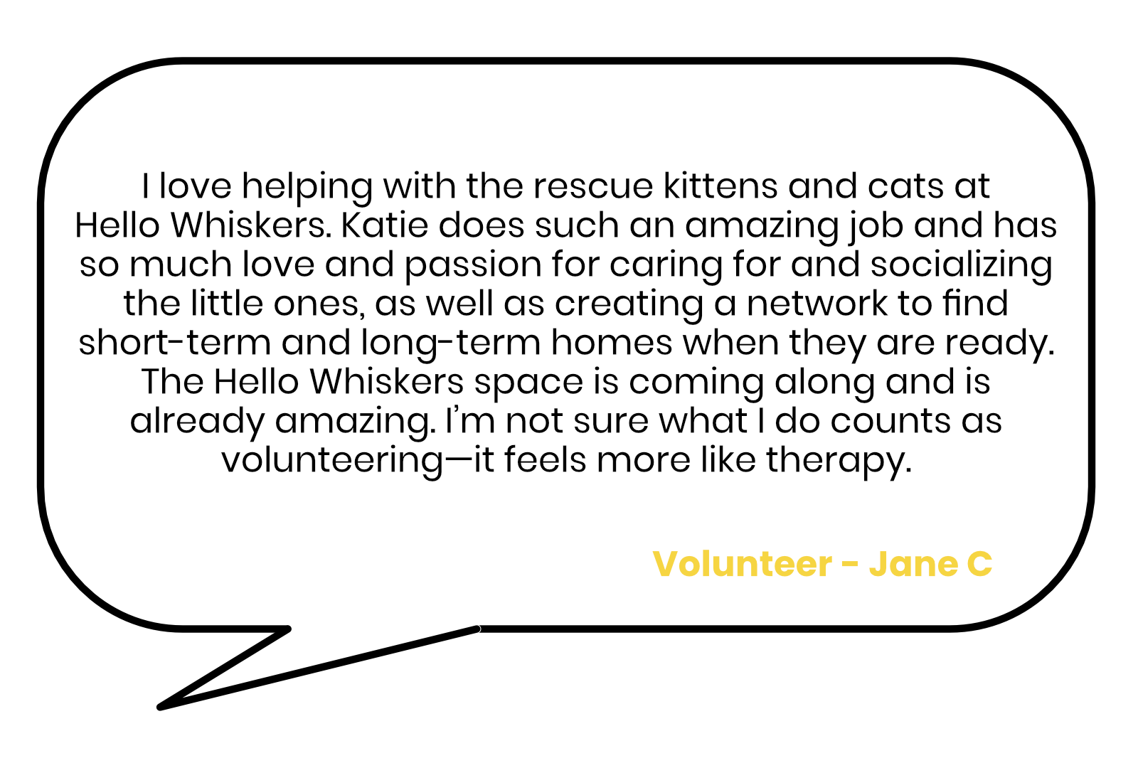 Volunteer Review - Jane